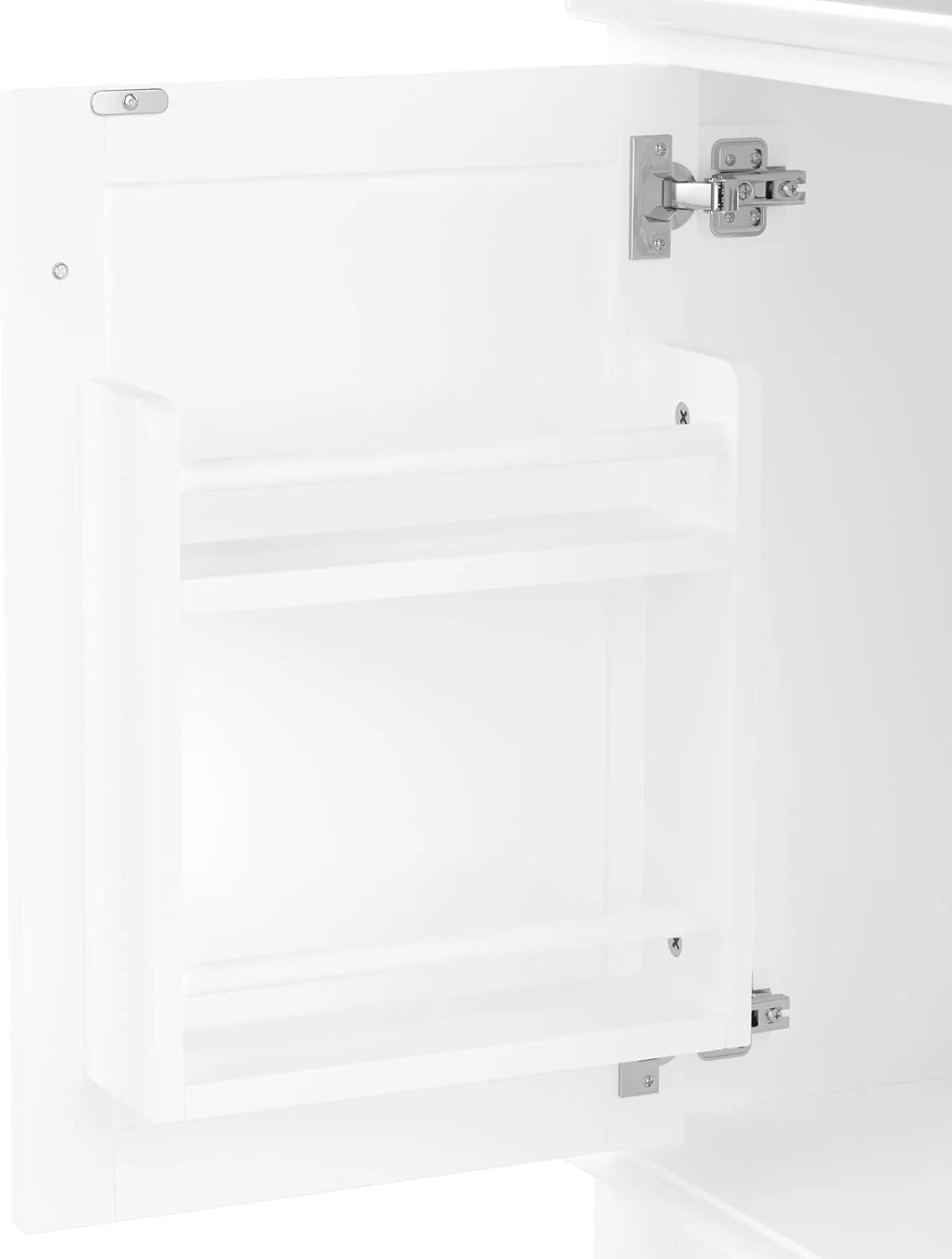 Moimhear Mueble de baño de pie, lavabo, lacado completo, tres cajones silenciosos, lavabo de cerámica integrado (blanco, 76 x 46 x 83,5 cm)