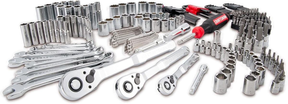 262-Piece Mechanic Tool Set, Master Socket Set with 3-Drawer VERSASTACK Tool Box, SAE/Metric Set