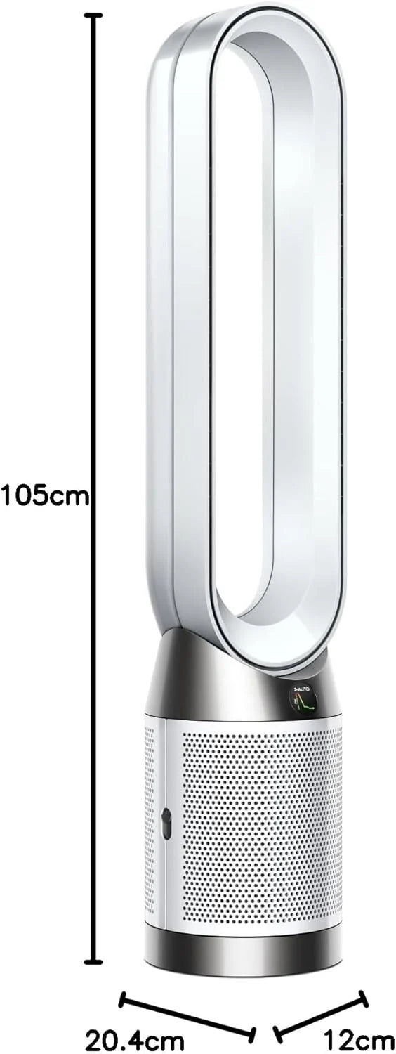 Dyson Purifier Cool PC1 chłodzący oczyszczacz powietrza o dużej mocy (Biały/Biały)