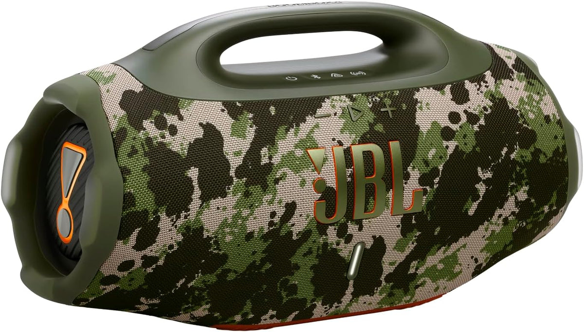 JBL Boombox 4, Portable Bluetooth Speaker, JBL Pro Sound, AI Sound Boost, IP68 Water/Dust Resistance, 34 Hour Battery Life, Auracast, 2 Bass Boost Settings, Black