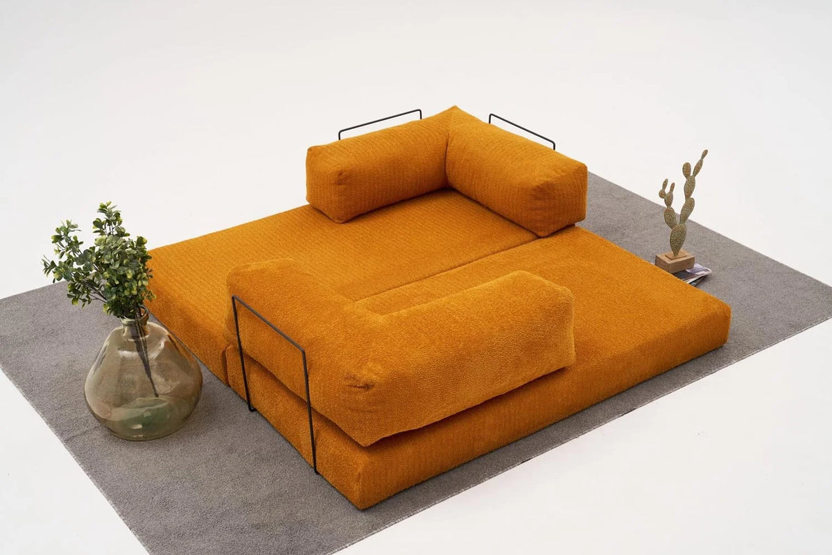 Comfort 3er Sofa - Orange