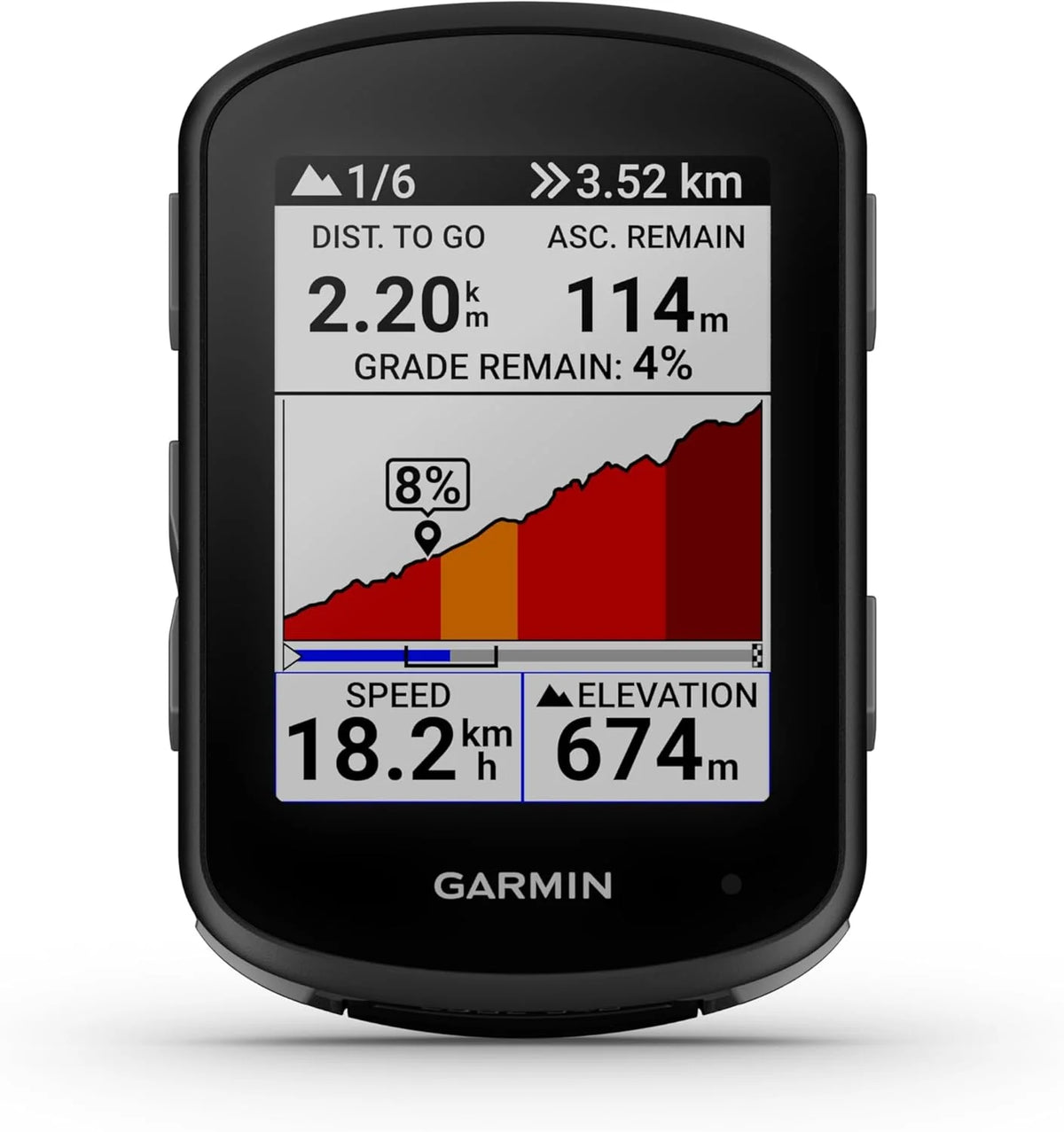 Garmin Edge 540, Compact GPS Cycling Computer with Button Controls, Targeted Adaptive Coaching, Advanced Navigation and More