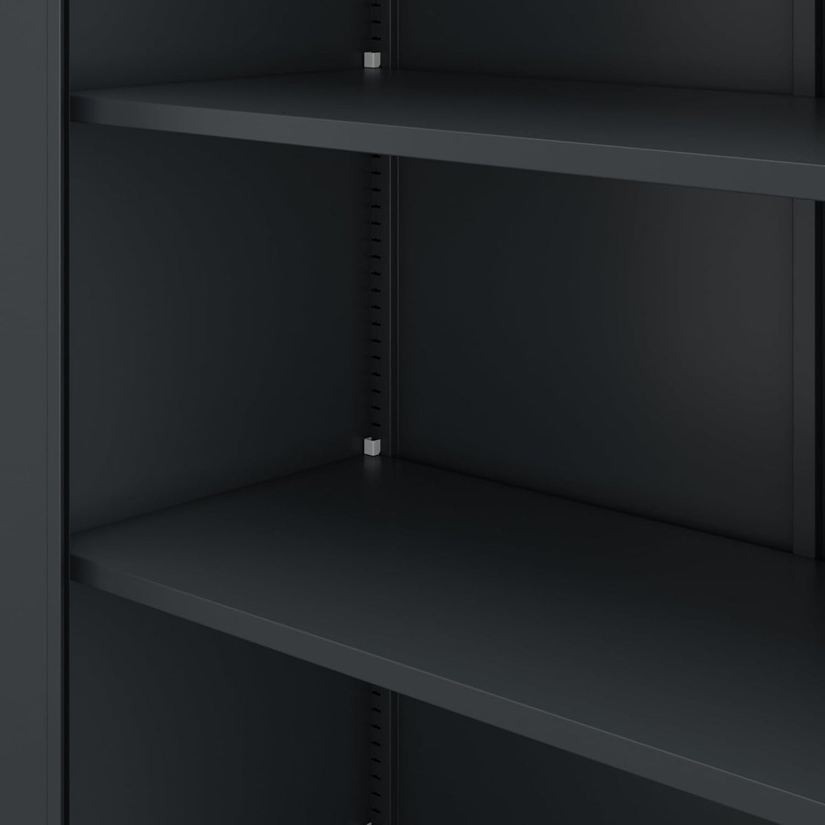 Jan Nowak Metallschrank Jan II 185 x 115 x 40 cm - Aktenschrank abschließbar mit 2 Türen, Mehrzweckschrank mit 5 Ebenen, Büroschrank aus Stahlschrank mit Pulverbeschichtung - Anthrazit