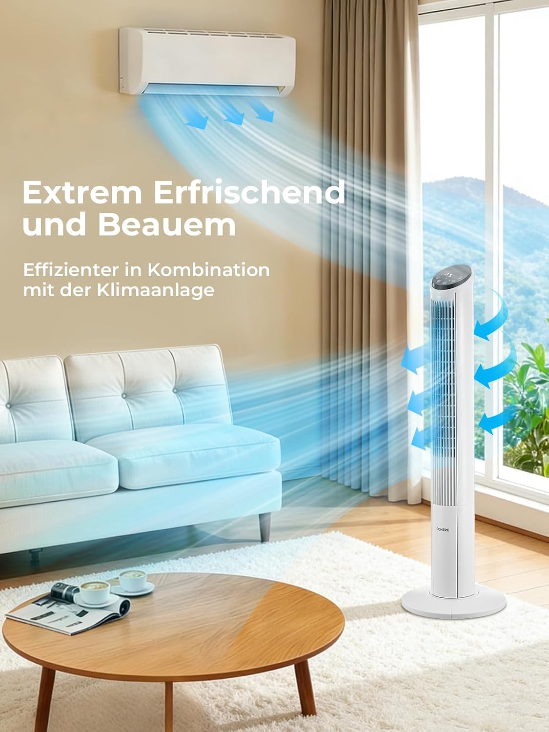 Turmventilator sehr Leise (