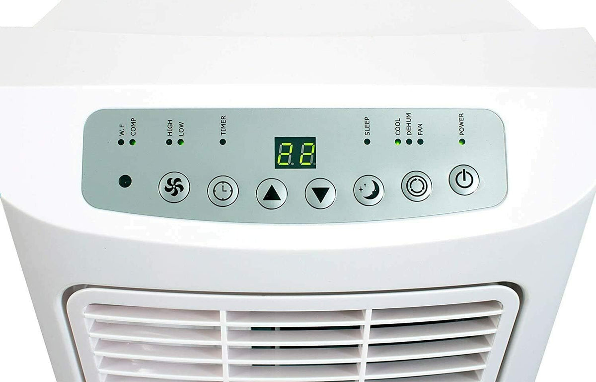 SUNTEC Mobiles Klimagerät Impuls 2.6 Eco R290 – Klimaanlage mobil und leise mit Abluftschlauch – Kühler & Entfeuchter für Räume bis 34 qm – Mobile Kühlung für Wohnung & Büro – 9.000 BTU | 2600 Watt