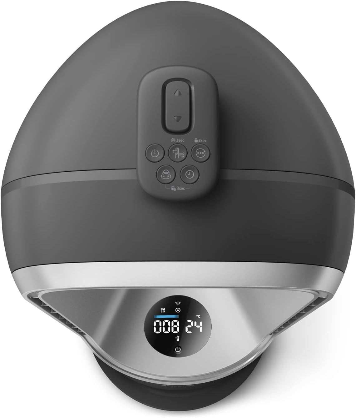 Philips Air Performer 3-in-1: Luftreiniger, Heiz- und Kühlgebläse - Reinigt 70 m², Entfernt 99,97% der Allergene und Schadstoffe. HEPA-Filter, Intelligente Sensoren, Alexa, App. (AMF870/15)