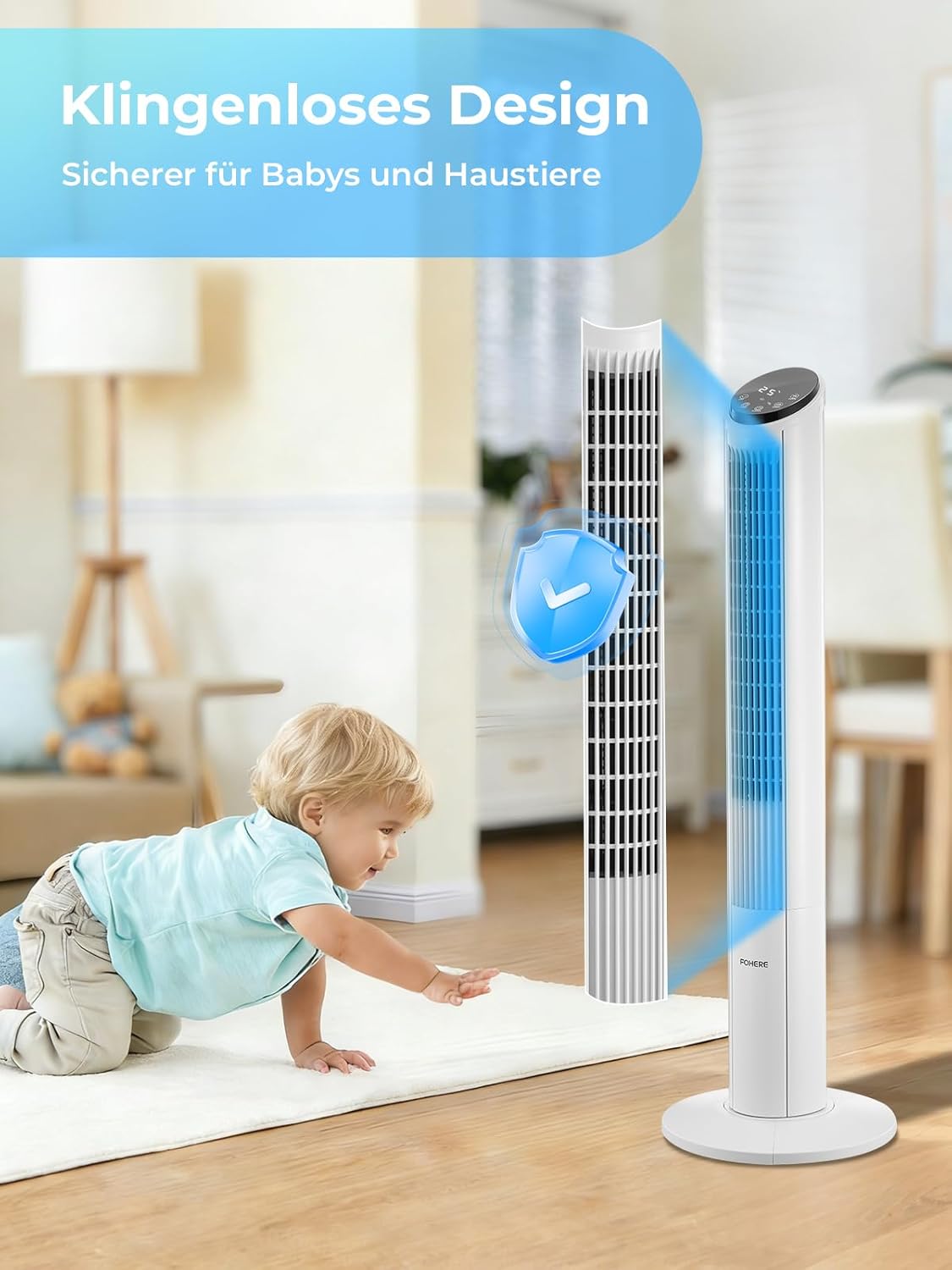 Turmventilator sehr Leise (
