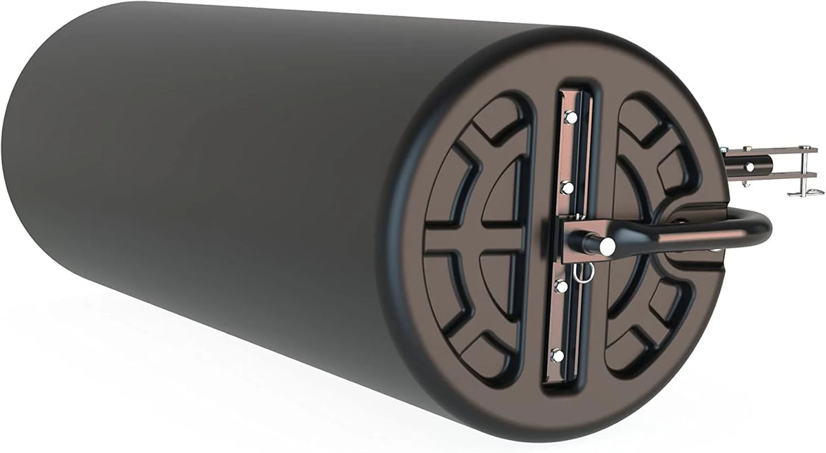 18" x 48" Tow Behind Poly Lawn Roller 550 lbs Weight with Water, Poly Drum and Steel Frame, with Plug. Designed for Lawn and Garden Tractors