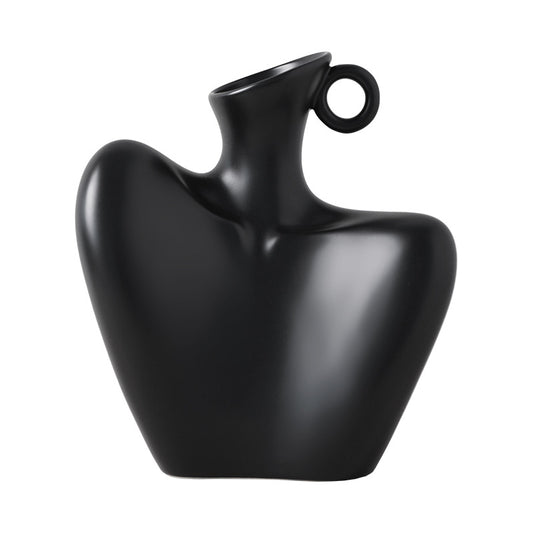 Modern Abstract Ceramic Decorative Vase for Tabletop Home Decor