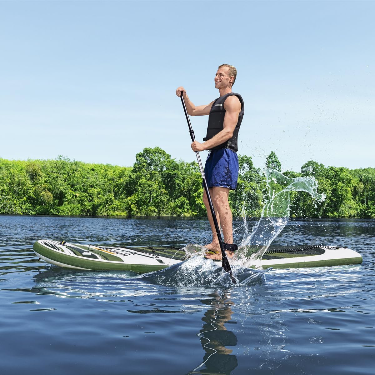 Hydro-Force SUP, aufblasbares Stand Up Paddle Board, komplettes Set, mehrere Stile, Größen, 2,4 m, 3,4 m, 3,8 m, 3,8 m, 3,8 m, 3,8 m