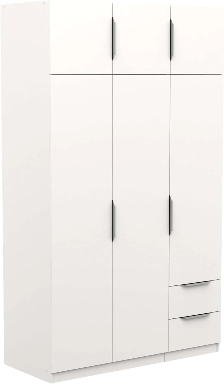 Miroytengo Armario Ghost Grande 6 Puertas y 2 Cajones Color Blanco Mate 203x119 cm