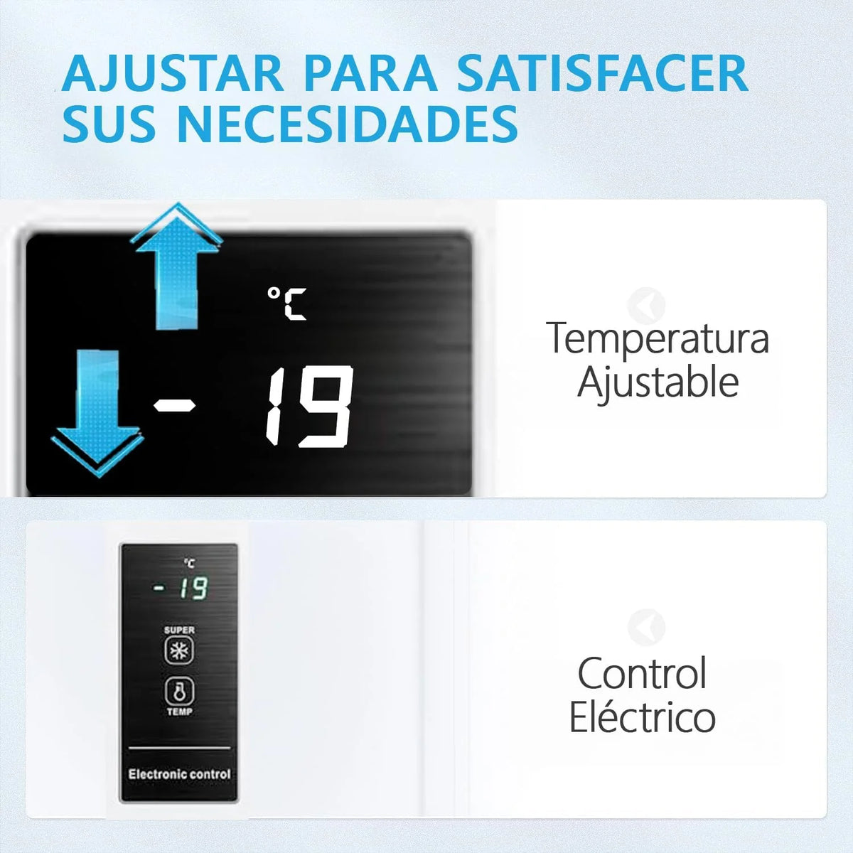 MIDEA Arcon Congelador Pequeño Horizontal de 99L, Motor Inverter, Control Electrónico de Temperatura, Tecnologia D-TYPE Tube, Cestas con Asa, Easy Move, Silencioso 39dBA, Bajo Consumo, Blanco