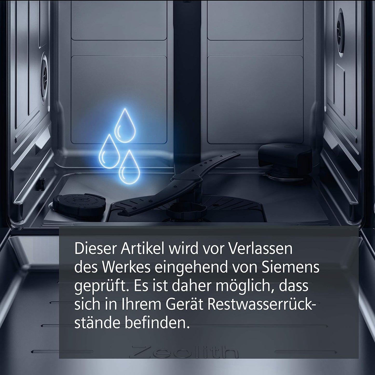 Siemens SR65YX08ME, iQ500 Smarter Geschirrspüler Vollintegriert, 45 cm breit, Besteckschublade, Zeolith, extra leise, aquaStop, automatische Türöffnung nach Programmende, varioSpeed, Innenbeleuchtung