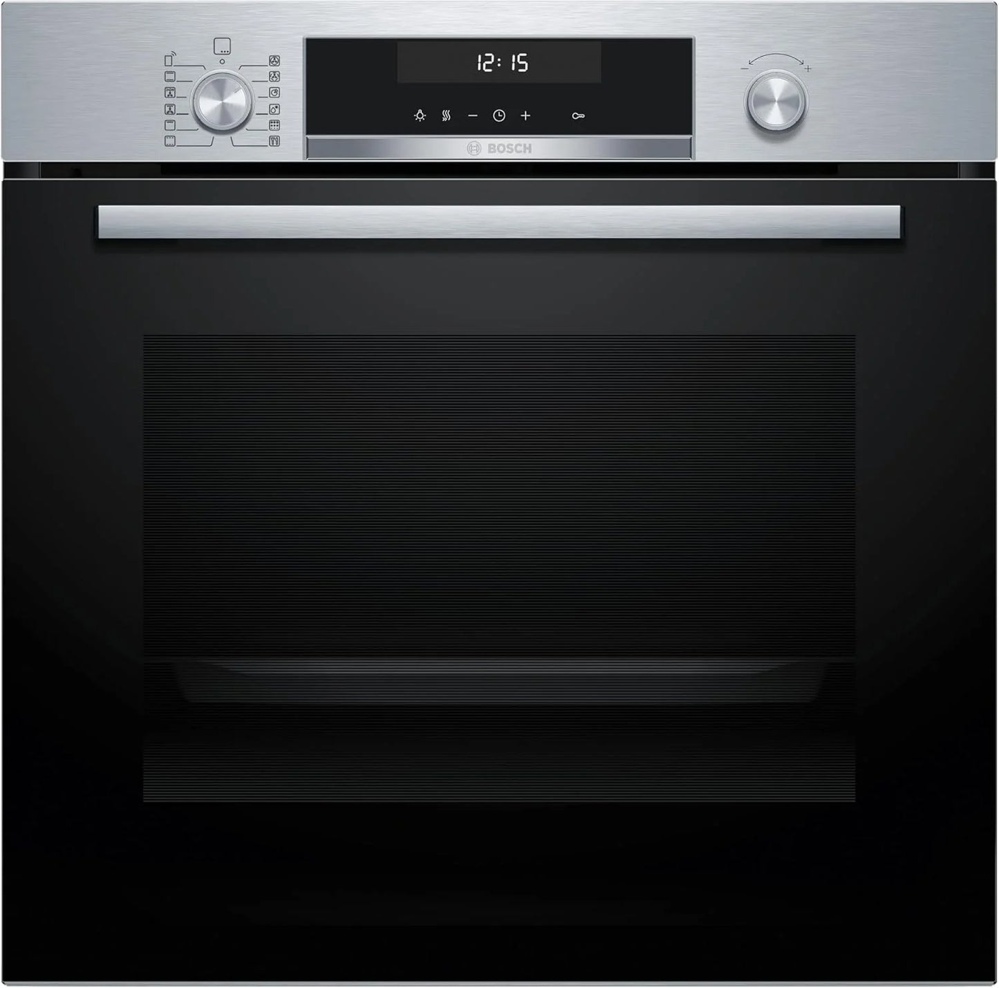 Bosch - Horno multifunción pirolítico, 60 cm. de ancho, Serie 6, Home Connect, 3D Hotair, Autolimpieza, Mandos ocultables, Nergo, HBG578ES7