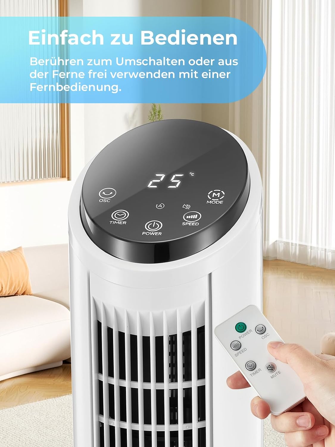 Turmventilator sehr Leise (